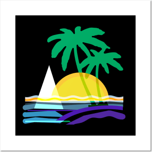 Sailing in the Tropics Posters and Art